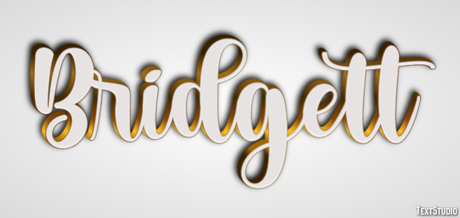 Bridgett Efeito de texto