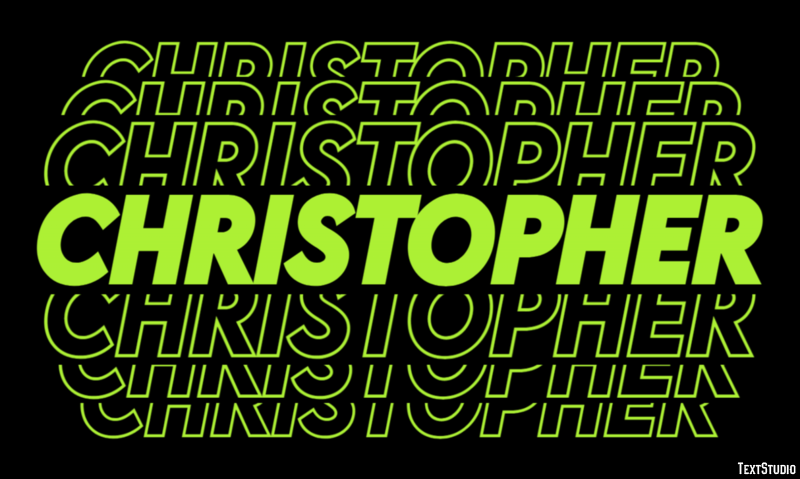 Christopher Efekt tekstowy