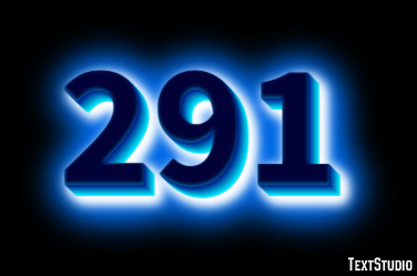 291 Efecto de Texto