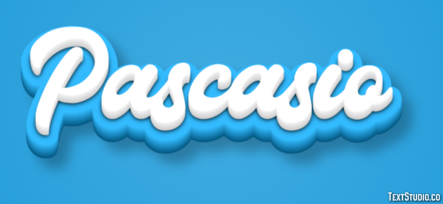 Pascasio Efecto de texto