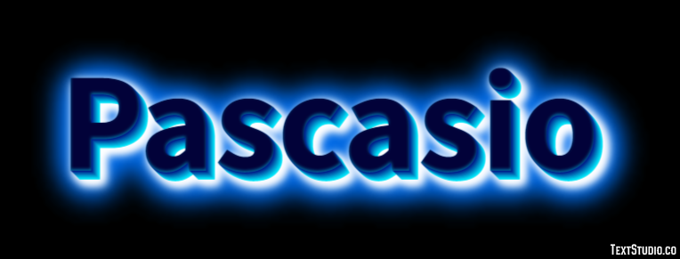 Pascasio Efecto de Texto