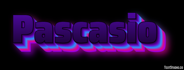 Pascasio Efecto de texto