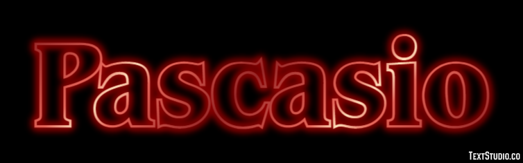 Pascasio Efecto de Texto