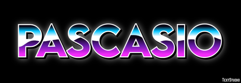 Pascasio Efecto de texto
