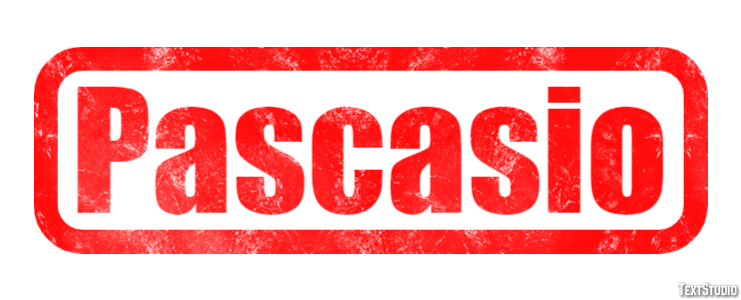 Pascasio Efecto de texto