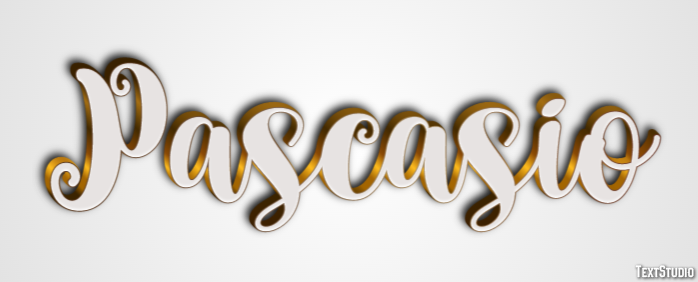 Pascasio Efecto de texto
