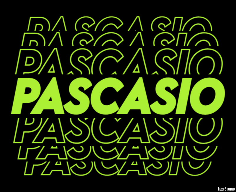 Pascasio Efecto de Texto