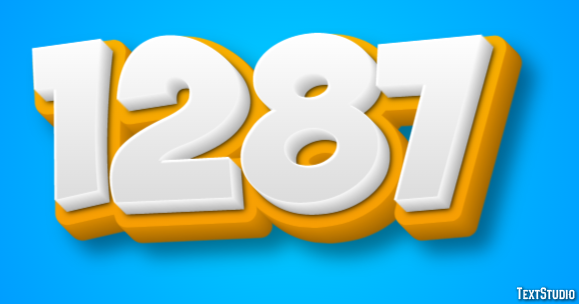 1287 Texteffekt