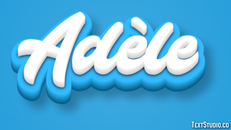 Adèle Texteffekt
