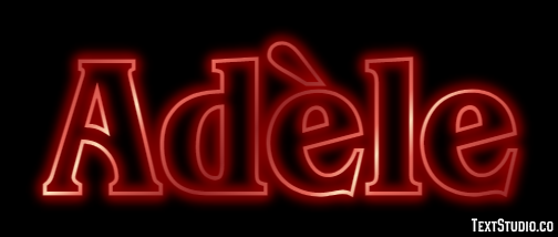 Adèle Texteffekt