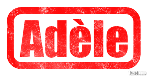 Adèle Tekst Effect