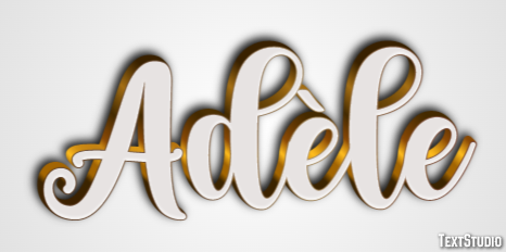 Adèle Texteffekt