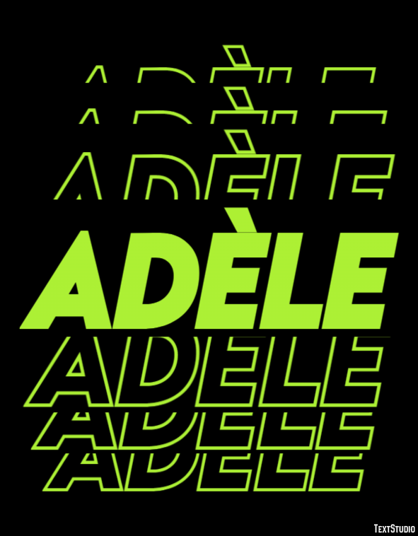 Adèle Tekst Effect