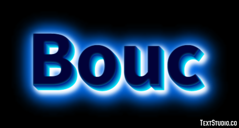 Bouc Effetto testo