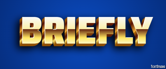 Briefly Text Effect