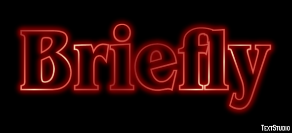 Briefly Texteffekt