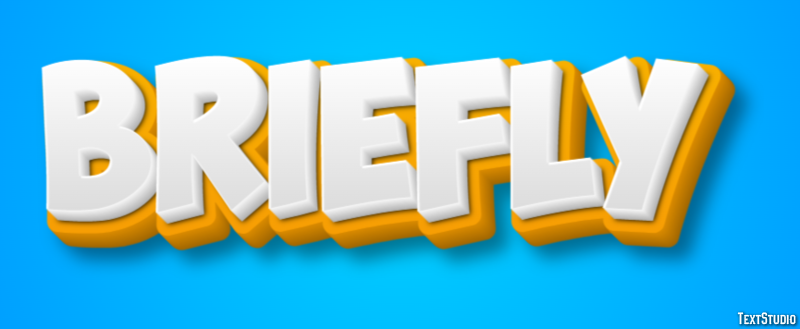 Briefly Text Effect