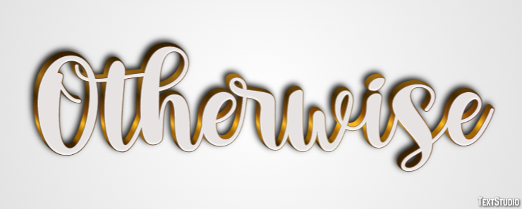 Otherwise Text Effect