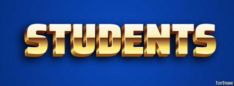Students Text Effect