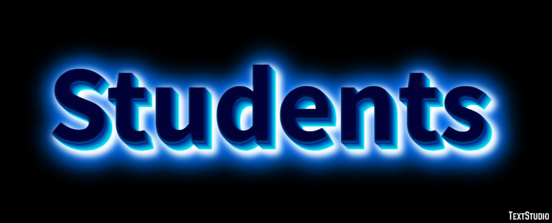 Students Text Effect