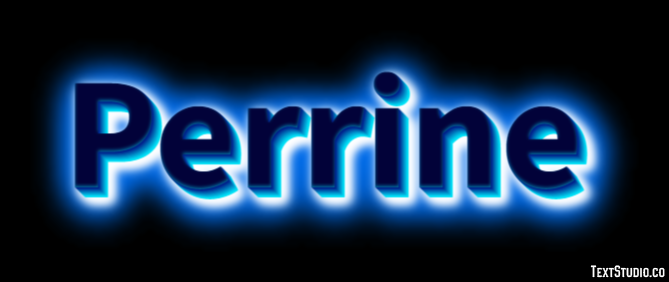 Perrine Efecto de Texto
