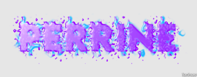 Perrine Efecto de Texto