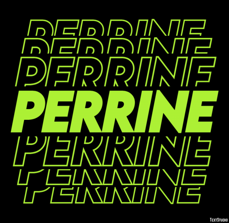 Perrine Efecto de Texto