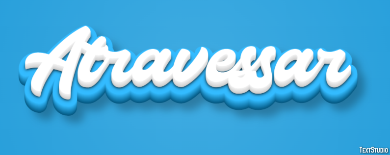 Atravessar テキスト効果