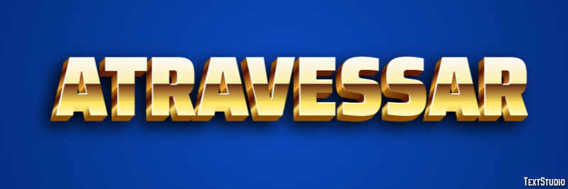Atravessar テキスト効果