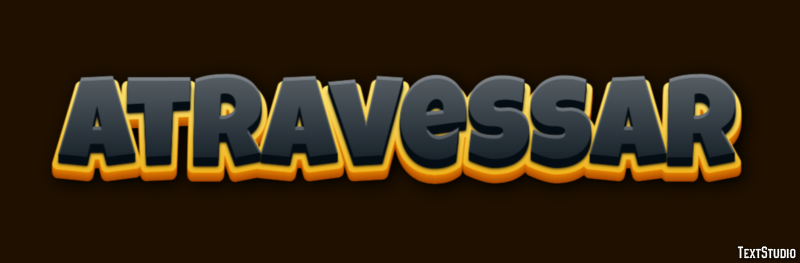 Atravessar テキスト効果