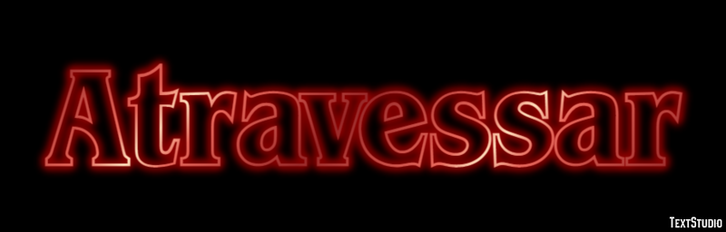 Atravessar テキスト効果