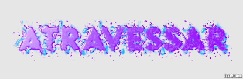 Atravessar テキスト効果