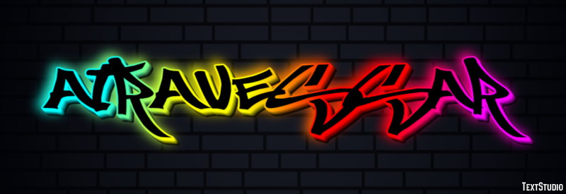 Atravessar テキスト効果
