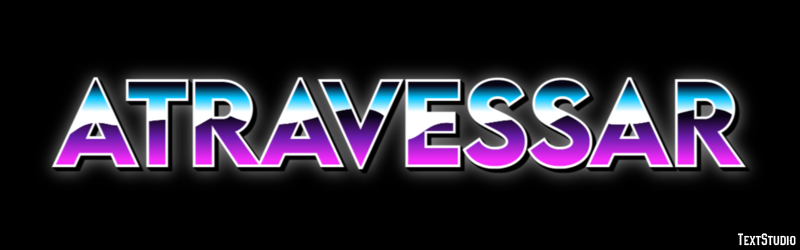 Atravessar Efeito de texto