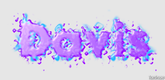 Davis Text effect
