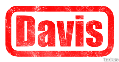 Davis Text effect