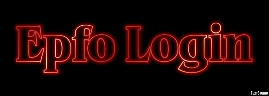 Epfo Login Effetto testo