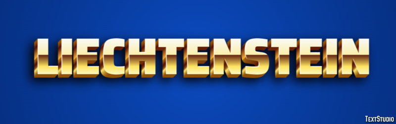 Liechtenstein Text effect
