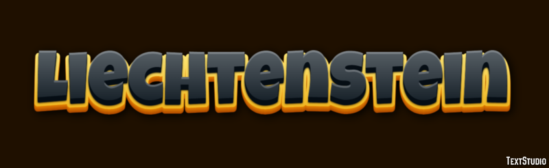 Liechtenstein Text effect