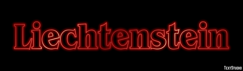 Liechtenstein テキスト効果