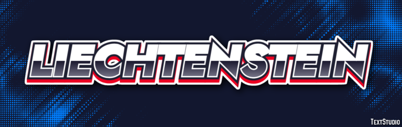 Liechtenstein Text effect