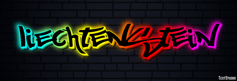 Liechtenstein Text effect