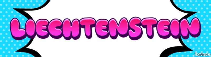 Liechtenstein Text effect