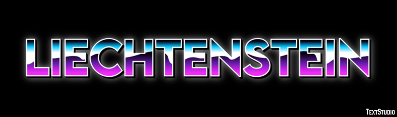 Liechtenstein Text effect