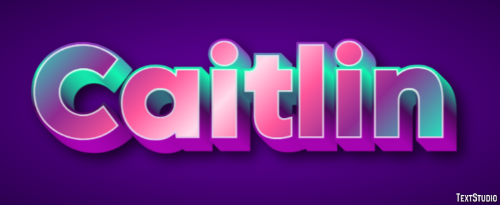Caitlin Effetto testo