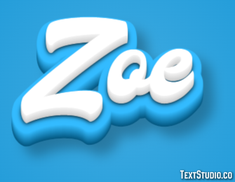 Zoe Efekt tekstowy