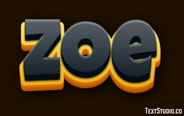 Zoe Texteffekt