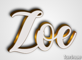 Zoe Texteffekt