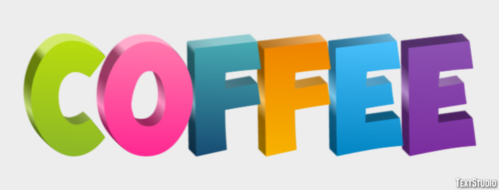 Coffee Text Effect