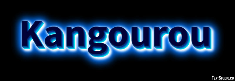 Kangourou Text Effect